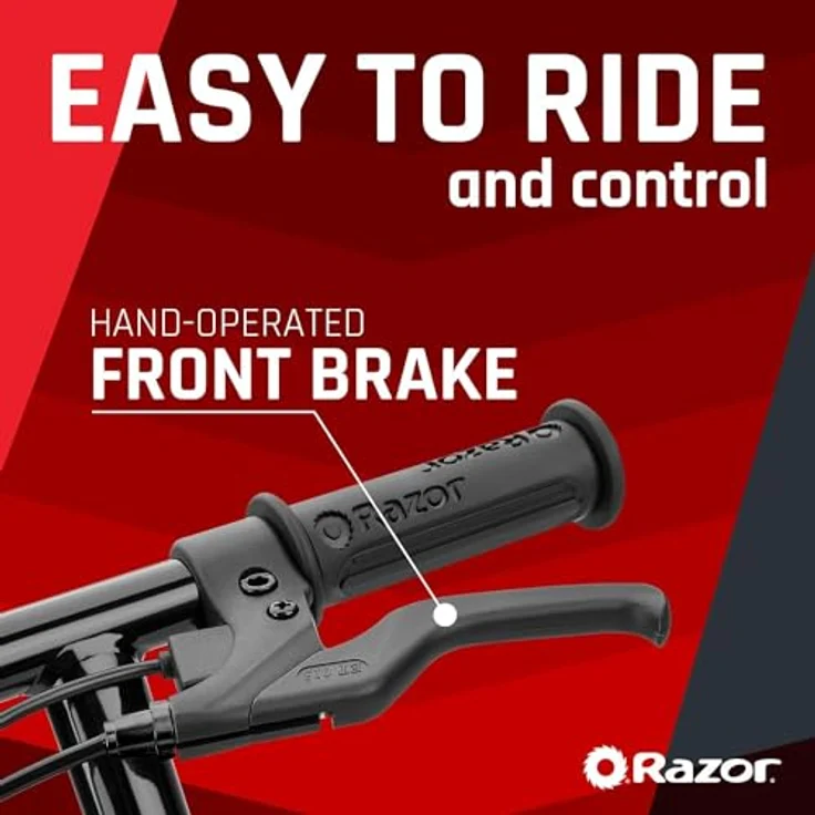 Razor Power Core E90 Kinder E-Scooter, ohne Straßenzulassung, Schwarz/Pink, 16 km/h – Bild 5