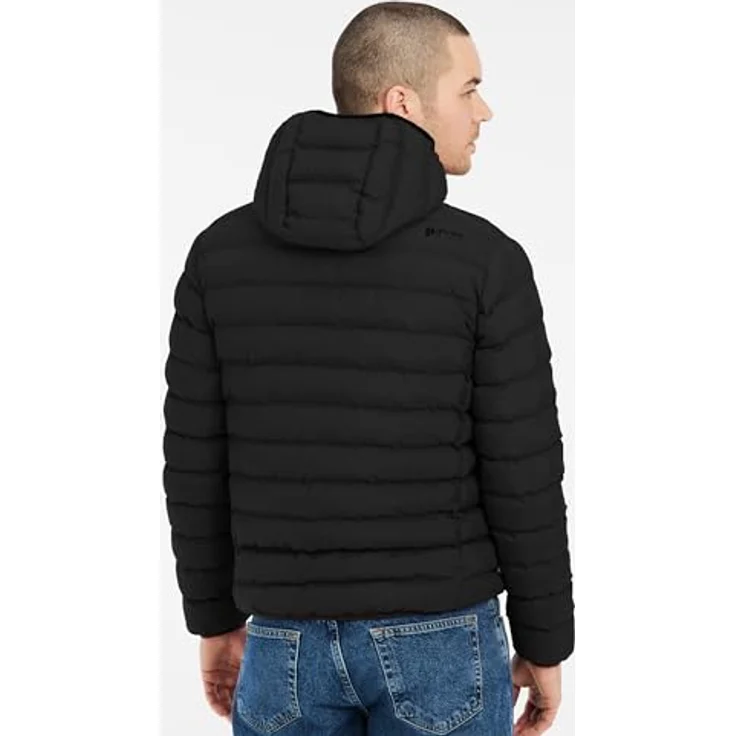 Protest Basso Puffer Jacke Herren, Skijacke aus Recyclingmaterial, einfarbig mit Kontrastreißverschluss, elastische Manschetten – Bild 8