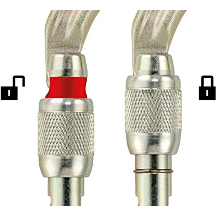 Petzl Vulcan Karabinerhaken, SCREW-LOCK mit 45 kN Achswiderstand, Unisex, 29 mm Öffnung, 235 g – Bild 3
