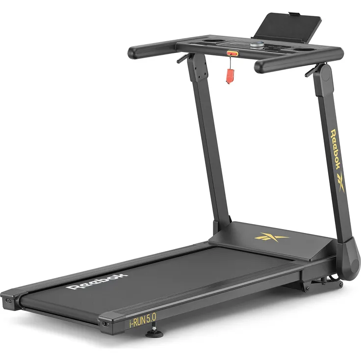 Reebok i-Run 5 Laufband, 15 km/h, 12 Steigungsstufen, 120 x 46 cm Lauffläche, klappbar mit Transportrollen