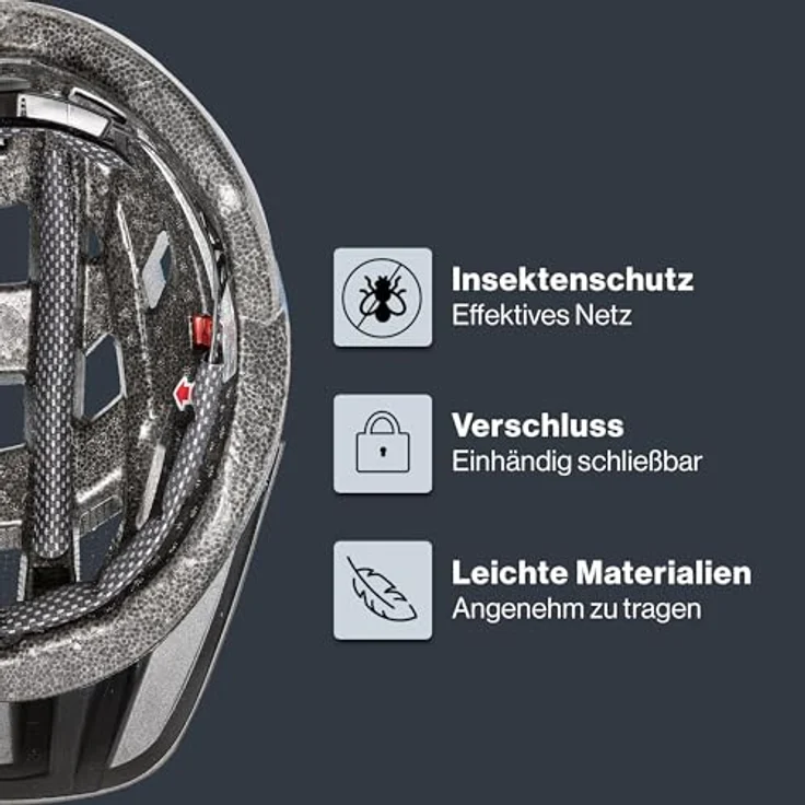Uvex Sports i-vo cc, Velohelm für 56 - 60 cm, Deep Space matt, mit integrierter Sonnenblende und 24 Belüftungsöffnungen – Bild 3