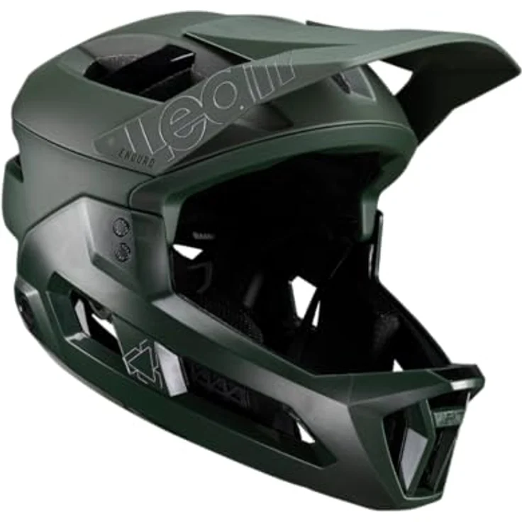 Leatt Helmet MTB Enduro 3.0, leichter Fahrradhelm in Grün, Größe S mit 20 Belüftungsöffnungen und Magnetverschluss – Bild 1