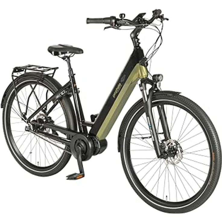 PROPHETE GENIESSER 6.0 Damen City E-Bike 28", AEG Mittelmotor 100 Nm, 780 Wh Akku bis 220 km, Shimano 7-Gang Nabenschaltung, hydraulische Bremsen, schwarz – Bild 2