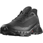 Salomon Alphacross 5 GTX, Herren Wanderschuh mit OrthoLite Einlegesohle, Contagrip Außensohle, Schwarz, Größe 10.5