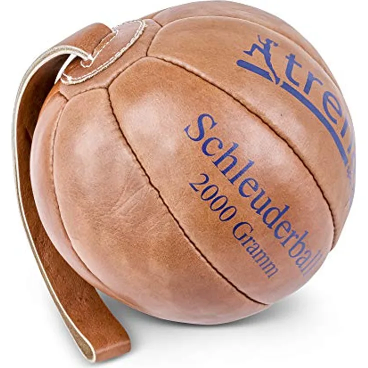 trenas Original Schleuderball aus Leder - 2,00 KG