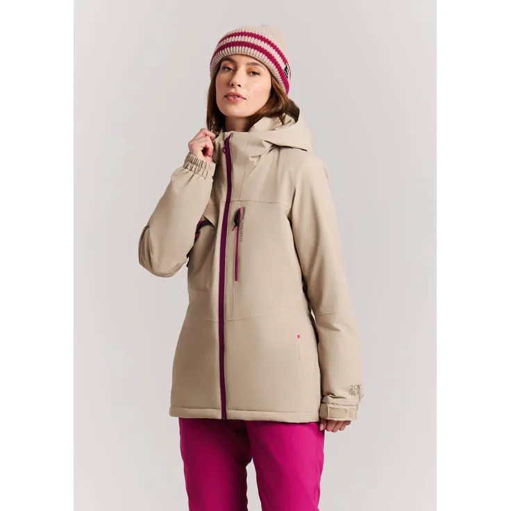 PROTEST PRTRicci Skijacke, wasserabweisend, 20.000 mm Wassersäule, bamboo beige, Größe 38
