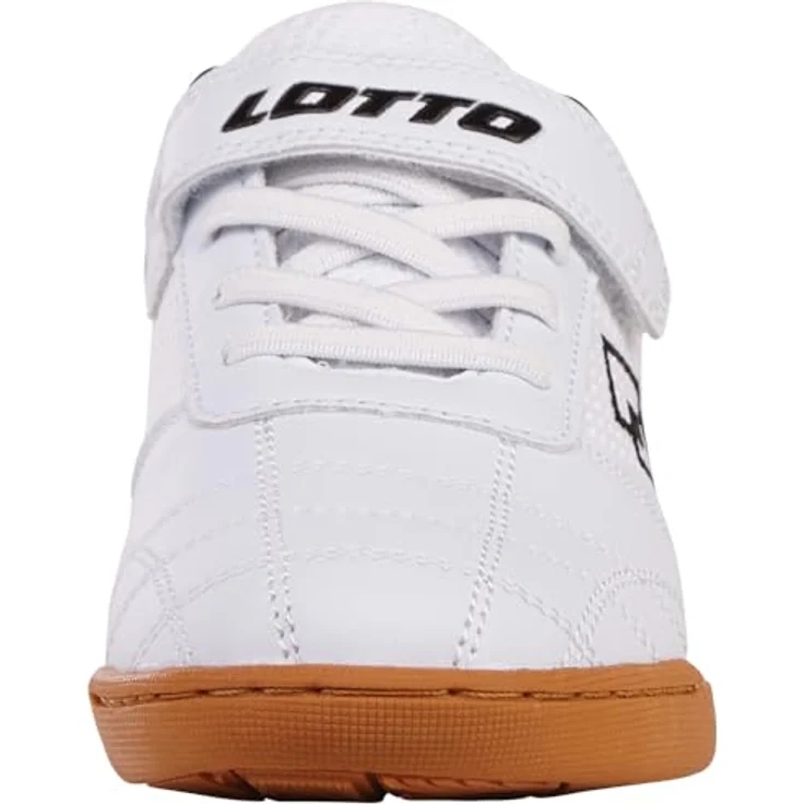 Lotto WHIZZER K Kinder Low Top Sneaker 2600120K, Laufschuhe mit Reax Dämpfung, Weiss/Schwarz, Schuhgröße 31 EU – Bild 2