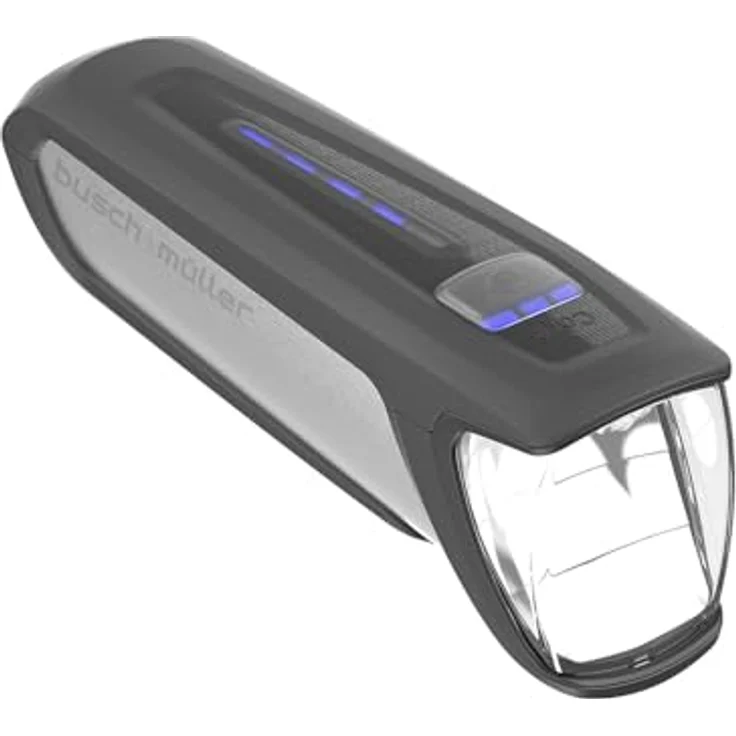 busch+müller IXON Core 2 Fahrradlicht, StVZO-zugelassen, verbesserte Lichttechnologie, kompakte Abmessungen 117 x 37 x 44 mm, leichtgewicht 125 g, Schwarz – Bild 1