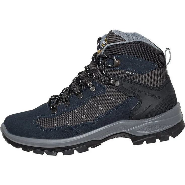 Grisport work 14511S70G, Wanderschuh mit rutschhemmender PU-Sohle und wasserbeständiger Gritex-Membran, schwarz
