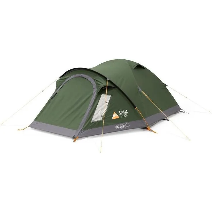 Vango Sigma TC 300, Zelt für 3 Personen (7 kg) aus atmungsaktivem Sentinel TC-Gewebe mit Diamond Clear Windows und flexiblen SkyTrack II Aufhängesystem