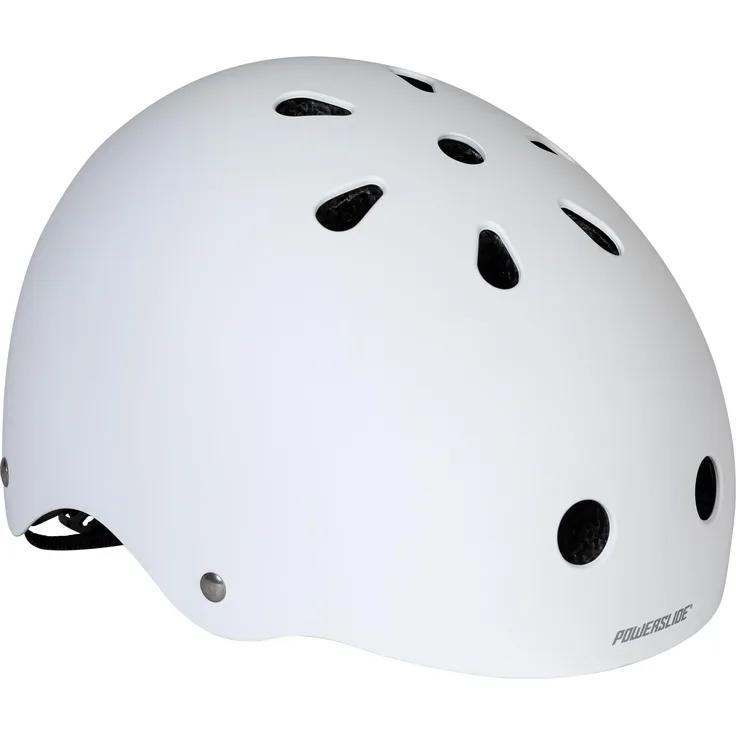 Powerslide Allround Adventure Basic White, Velohelm für Kopfgrößen 48 - 52 cm mit leichter Aussenschale und optimaler Belüftung