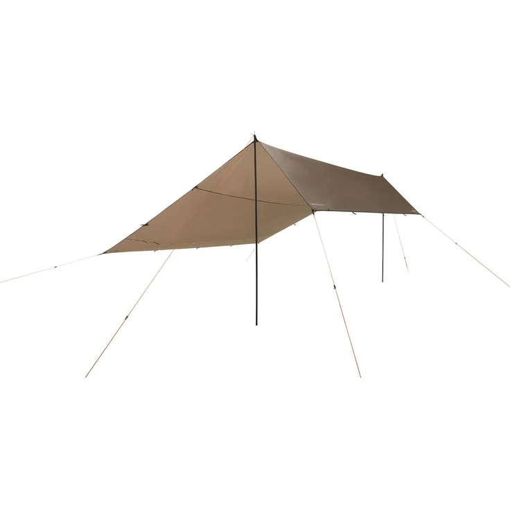 Easy Camp Totak Tarp, Zelt mit 3 kg, wasserabweisend und flammhemmend, inklusive Stangen und Abspannleinen