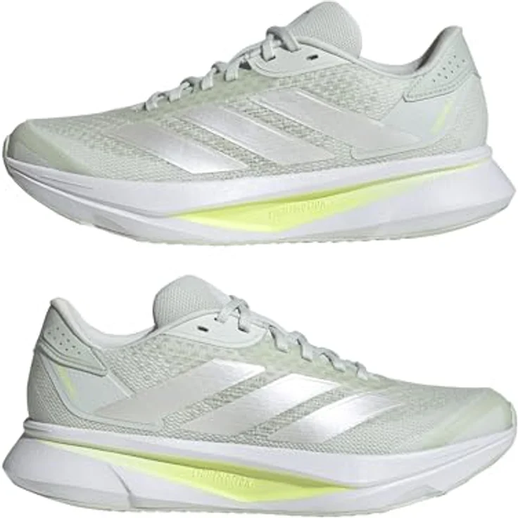 adidas Damen Duramo SL 2 Running Shoes, Laufschuhe für Roadrunning, leichtes atmungsaktives Obermaterial, Crystal Jade/Zero Metallic/Linen Green (42) – Bild 6