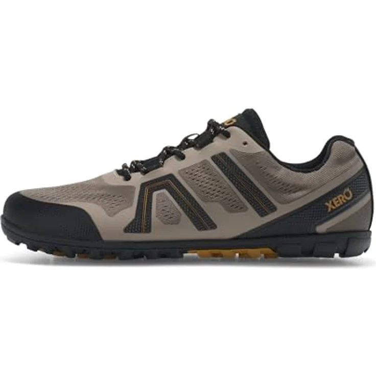 Xero Shoes Mesa Trail II, Herren Laufschuhe, atmungsaktive Barfussschuhe für Trailrunning, Größe 44, grau – Bild 1
