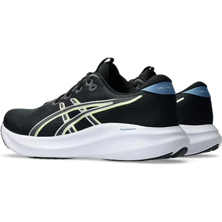Asics Gel-Excite 11 Neutralschuh, BLACK/PURE SILVER, Größe 42, mit Gel-Dämpfung und atmungsaktivem Mesh-Obermaterial – Bild 2