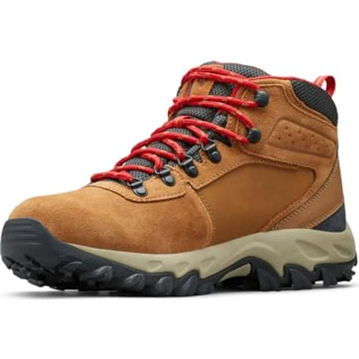 Columbia Newton Ridge Plus 2 Suede, Wanderschuh mit griffiger Sohle und dämpfender Zwischensohle, braun – Bild 4