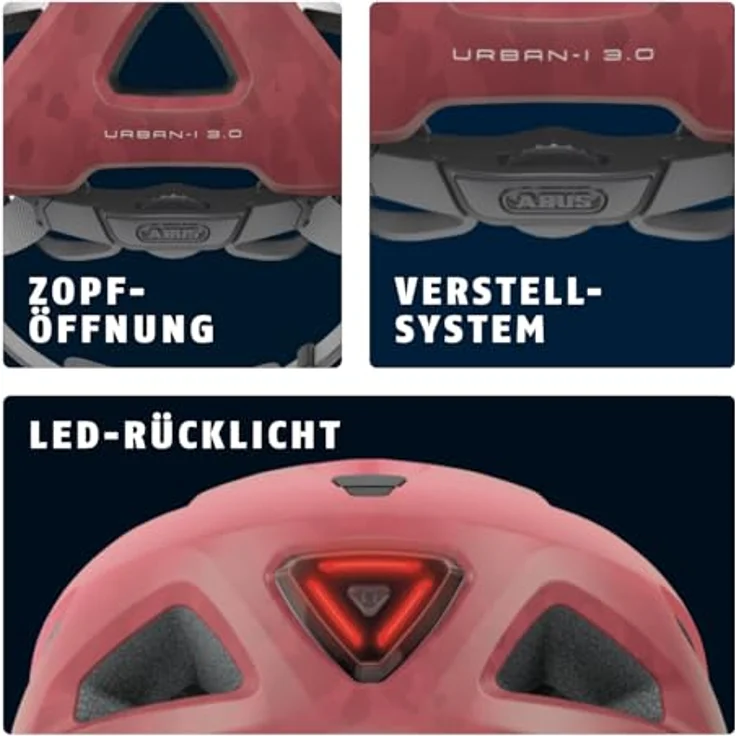 Abus Urban-I 3. 0 living coral 51 - 55 cm – Bild 6
