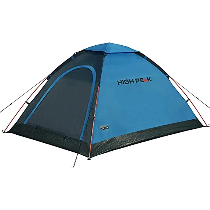 High Peak Kuppelzelt Monodome, Campingzelt für 2 Personen, Igluzelt, Festivalzelt mit Wannenboden, 1500mm wasserdicht, Freistehend, Hochentlüftung, Moskitoschutz, High Peak – Bild 2