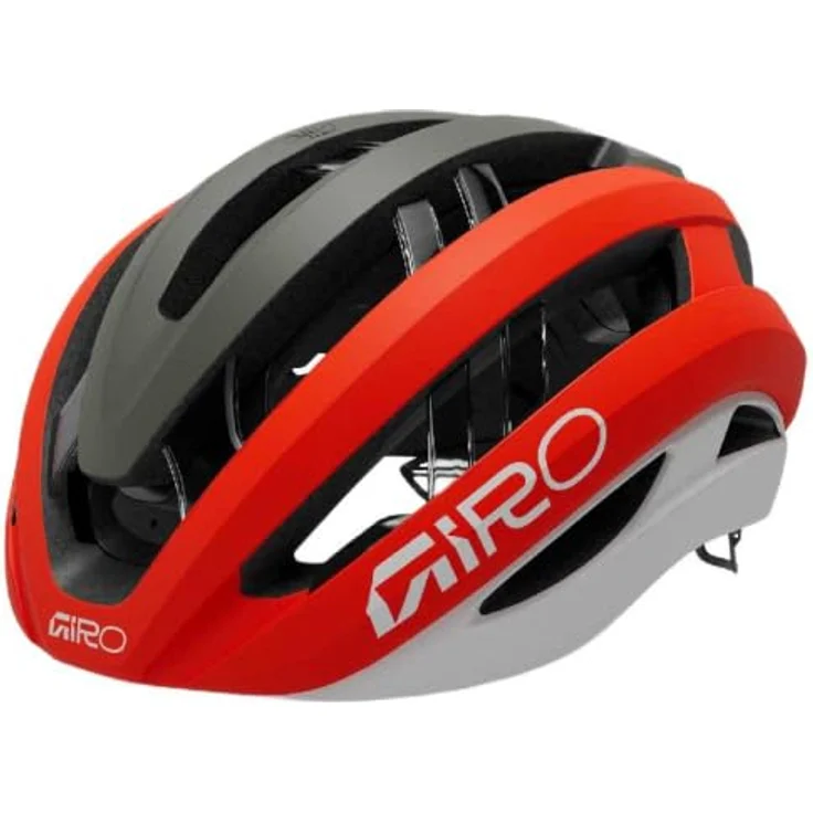 Giro Aries Spherical Fahrradhelm, leicht und komfortabel, Technologie MIPS, Flamme/Rot M – Bild 1