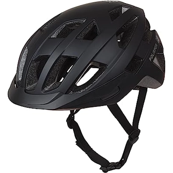 Polisport City-Move In-mold Velohelm, 58-61 cm, mit abnehmbarem Visier und Twin-Shell-Design, leicht und sicher – Bild 1