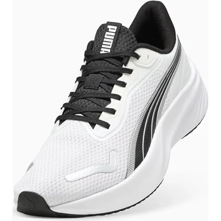 PUMA Pounce Lite Laufschuhe, ultraleicht mit PROTREAD Laufsohle, Weiß-Schwarz, Größe EU 44,5 – Bild 9