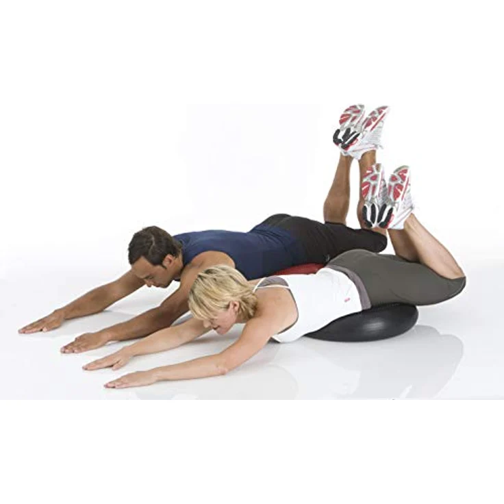 Togu Dynair Ballkissen (Das Original) XXL Schwarz Level 4 mit Senso-Noppen und samtig weicher Oberfläche, Balancekissen, Sitzkissen, Yogakissen – Bild 3