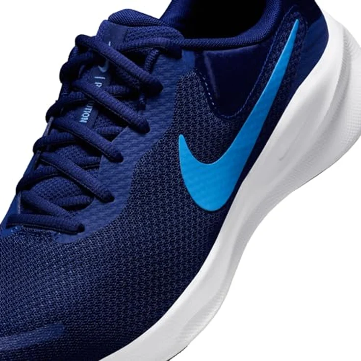 Nike Sportschuhe Revolution 7 Fb2207 406, Neutrale Laufschuhe mit dämpfender Mittelsohle, Größe 40, Blau – Bild 7