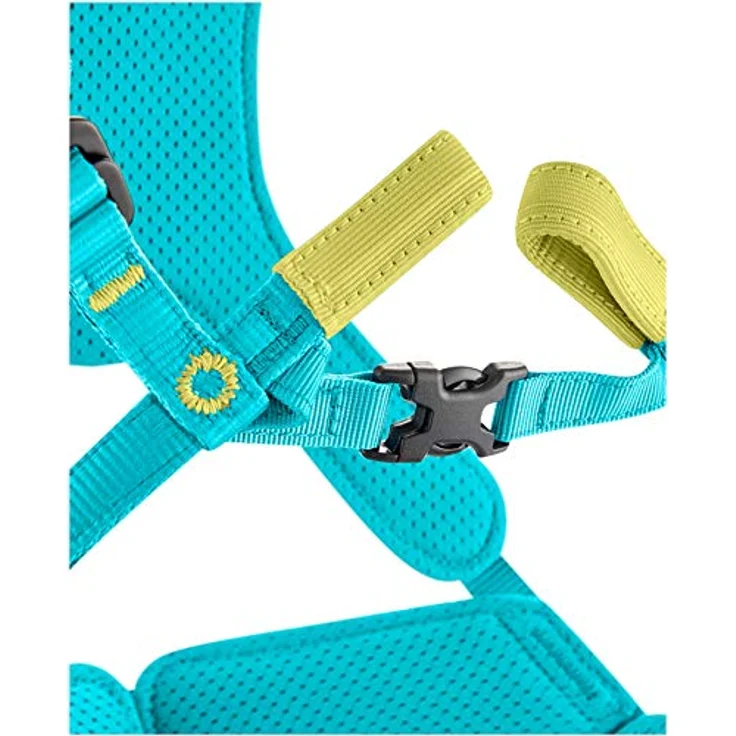 EDELRID Kinderklettergurt Fraggle III, gepolstert, mitwachsende Konstruktion, Größe: XXS, Farbe: icemint – Bild 4