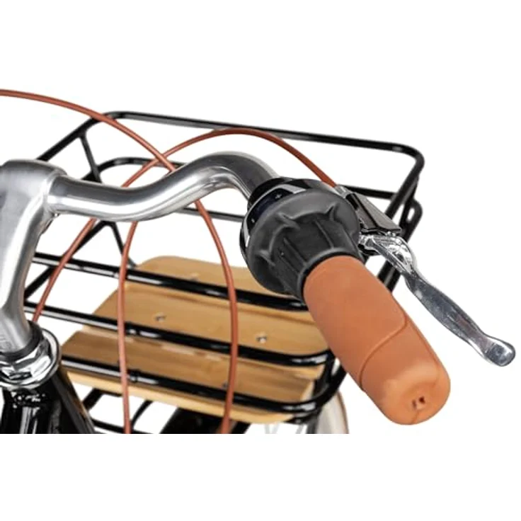 Maxim La Vita Damen-Citybike, 28 Zoll, Tiefeinstieg, Front-Gepäckträger, Schwarz, 55 cm – Bild 7