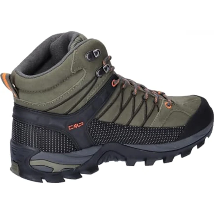 CMP RIGEL MID TREKKING SHOES WP, wasserdichte Wanderschuhe mit EVA-Dämpfung und FullOn GRIP-Sohle – Bild 7