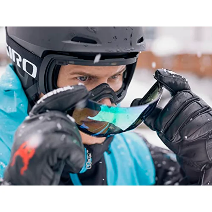 Giro Herren Skibrille Contact, Black Wordmark, L, EVAK Belüftung, EXV Sichtfeld, magnetisches Scheibenwechselsystem – Bild 5