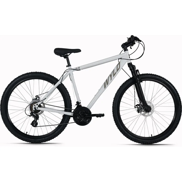 WYLD Heist 3.0, Mountainbike Hardtail 27,5“ mit 24 Gängen und Federgabel, weiß oder schwarz, geeignet für Körpergröße 170-195 cm
