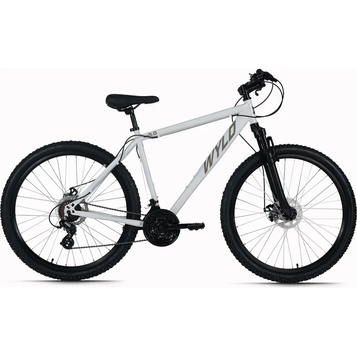 WYLD Heist 3.0, Mountainbike Hardtail 27,5“ mit 24 Gängen und Federgabel, weiß oder schwarz, geeignet für Körpergröße 170-195 cm