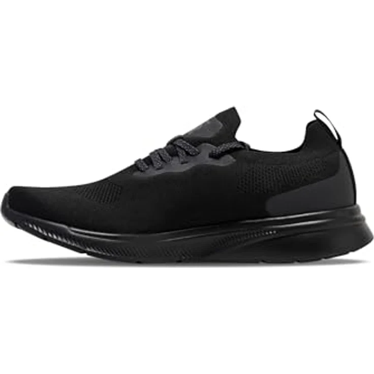 Hummel REACH TR FIT, Laufschuhe mit atmungsaktivem Strickobermaterial und stoßdämpfendem Schaumstoff, schwarz/schwarz, Größe 39 – Bild 6