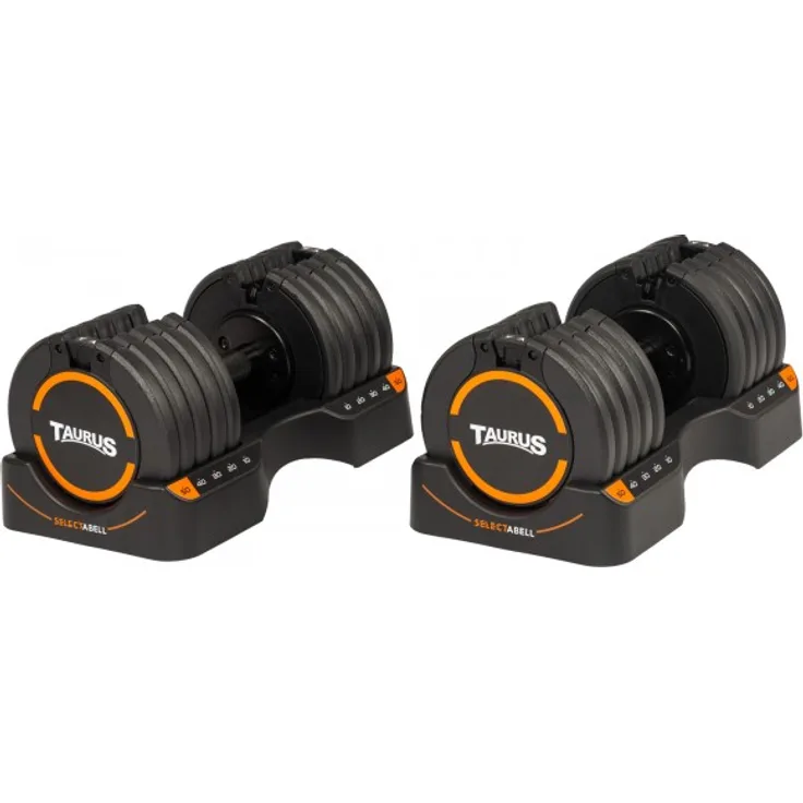 Taurus Selectabell verstellbare Hantel 4,5 bis 22,5 kg 1 Hantel