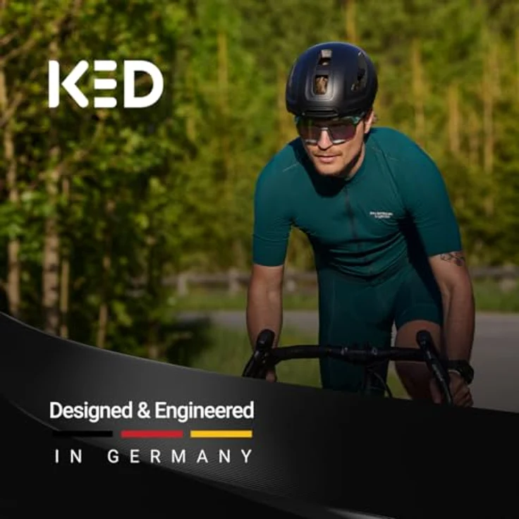 KED REACH DT1, Fahrradhelm mit MIPS Brain Protection und K-FIT 3D Anpassungssystem, grau – Bild 5