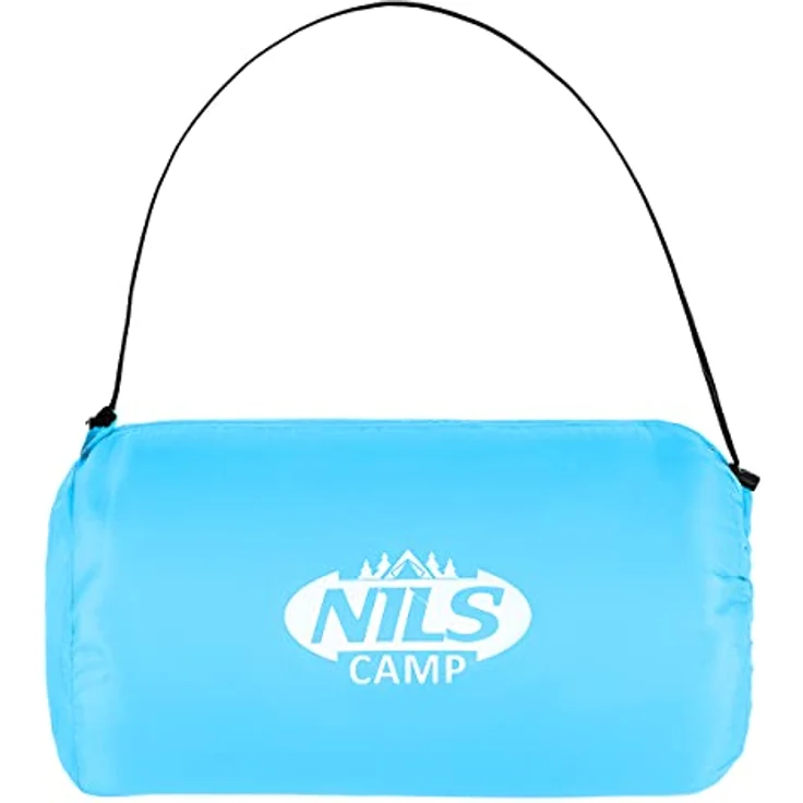 Nils Camp NC2002, Schlafsack 190 cm, kälte- und feuchtigkeitsbeständig mit Reißverschluss, Komforttemperatur 5-15°C – Bild 2