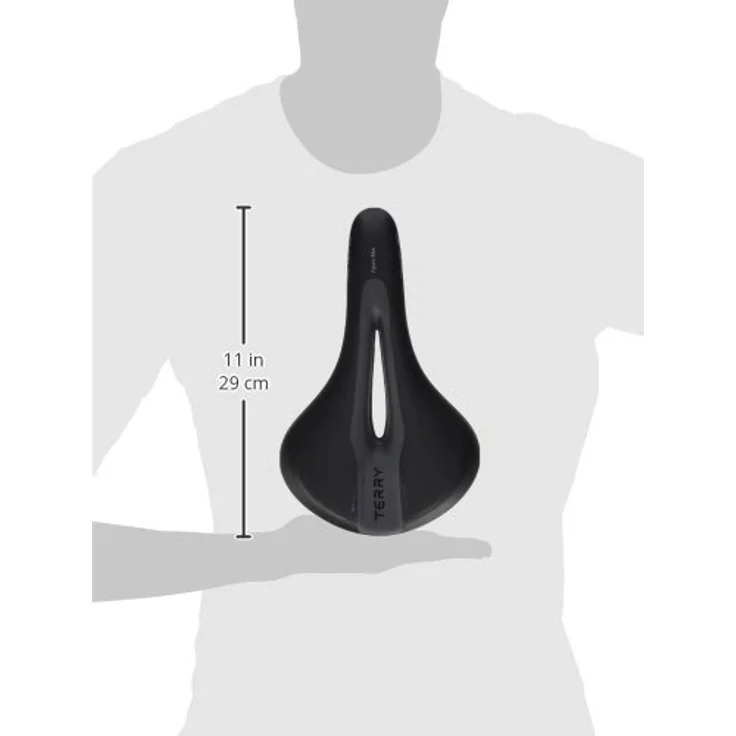 Terry Figura Fitness Comfort Sattel, Velosattel mit Gelpolster für Herren, ergonomisch und sportlich – Bild 3