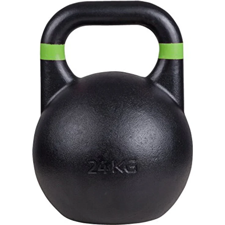 Sport-Thieme Kettlebell Competition | Profi Wettkampf Kugelhantel aus pulverbeschichteten Stahl | In 7 farblich markierten Gewichtsklassen: 8-32 kg | Einheitliche Größe: 21x21x28 cm – Bild 2