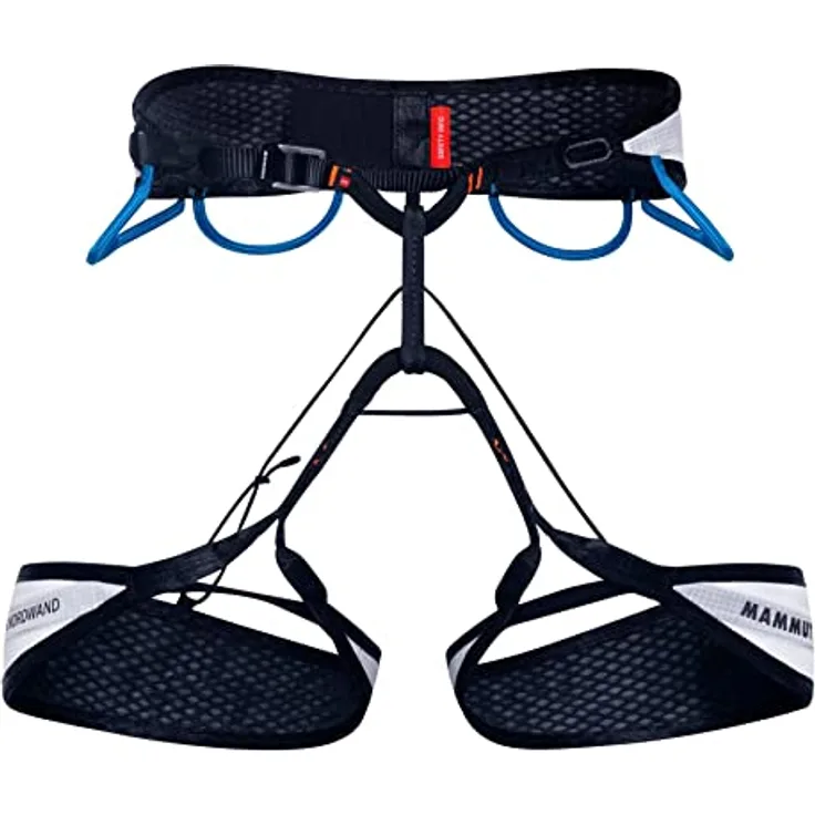 Mammut Eiger Nordwand Harness, Klettergurt für Damen und Herren, weiß, Größe S