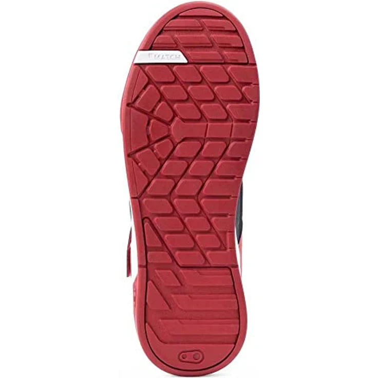 Crankbrothers Stamp Speedlace MTB Schuhe, innovatives Schnellschnürsystem, robustes Design, Schwarz Weiß Rot, Größe 47 – Bild 2