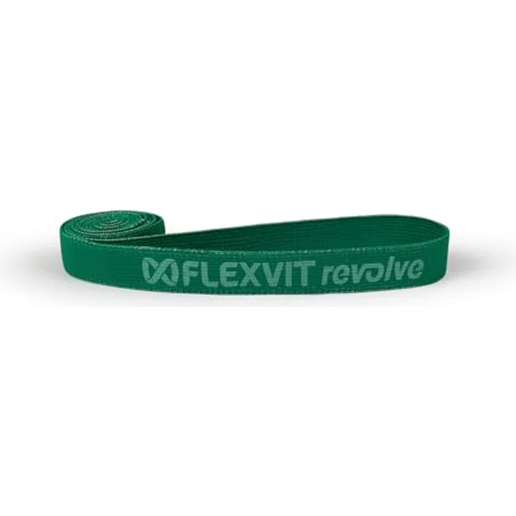 FLEXVIT Revolve Fitnessband Grün, Moderater Widerstand für Core-Stärkung, Funktionelles Training, Hautfreundlich und Robust – Bild 1