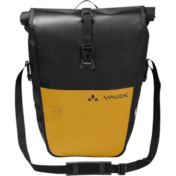 Vaude Aqua Back Color, Gepäckträgertasche (48 l, wasserdicht, recyceltes Tarpaulin, seitliche Befestigung) – Bild 4