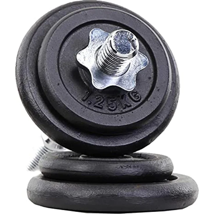 ENERGETICS Kurzhantel-Set-182826 Kurzhantel-Set, Black/Black, One Size – Bild 2