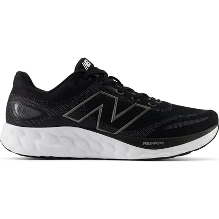 New Balance Fresh Foam 680 v8, Herren Laufschuhe, schwarz, Größe 44