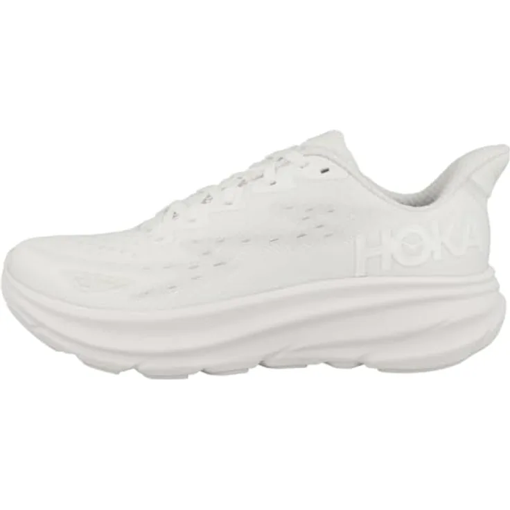 Hoka Clifton 9, veganer Laufschuh für neutrale Läufer, atmungsaktives Obermaterial, Größe 42 2/3
