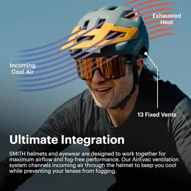 Smith Pilot MIPS, Fahrradhelm mit integriertem MIPS-System, schwarz – Bild 4