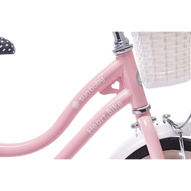 Sun Baby Heart Bike, 14 Zoll Kinderfahrrad mit Schubstange, rosa, für Gesamtgewicht bis 50 kg – Bild 5