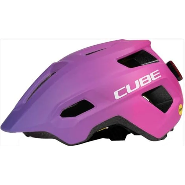 Cube Linok MIPS Junior Urban Helmet S, Kinderfahrradhelm in Lila mit MIPS Technologie – Bild 2