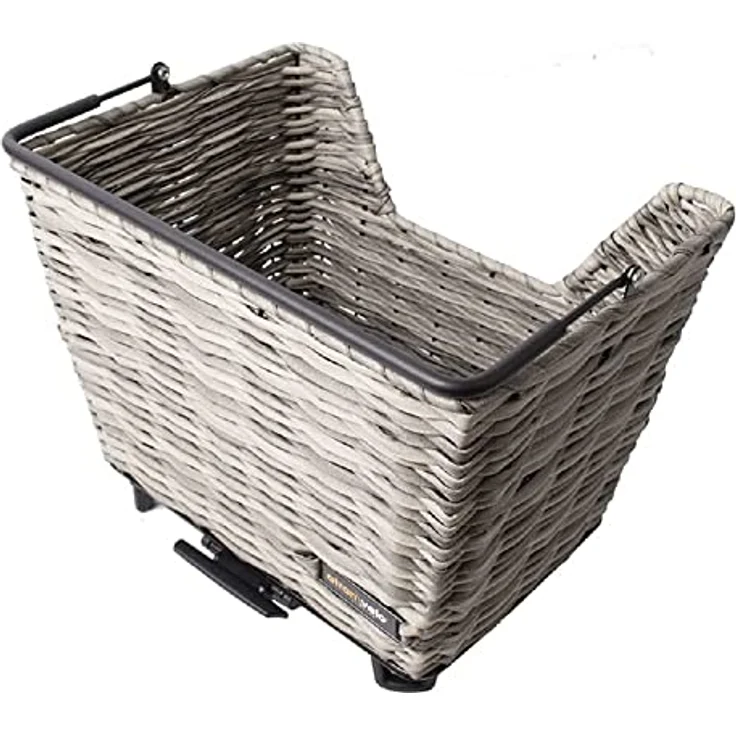 Atran Velo AtranVelo Picnic AVS Unisex Fahrradkorb, grau, abnehmbar, 10 kg Tragkraft, inkl. AVS Systemadapter, 25 x 40 x 31 cm – Bild 1